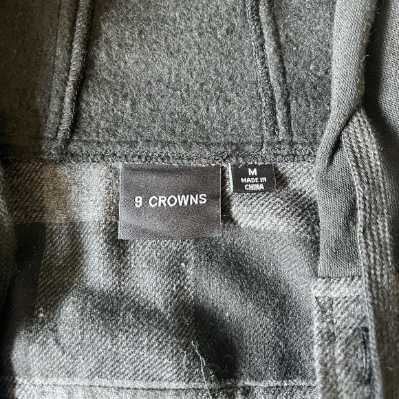 9 Crows hooded flannel - Picture 2 of 2